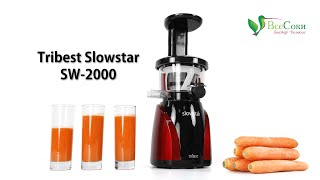 Домашний морковный сок с Tribest Slowstar SW-2000