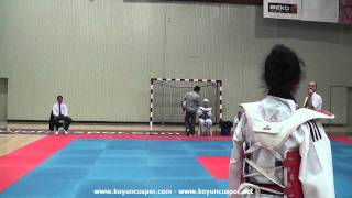49kg Gulsum Inan - Damla Sal (1th The Queens of Taekwondo Championships)