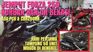 JEMPUT FORZA 250 & PCX KORBAN BANJIR!!! TAMPUNG LEBIH DARI 50 UNIT DALAM SEHARI