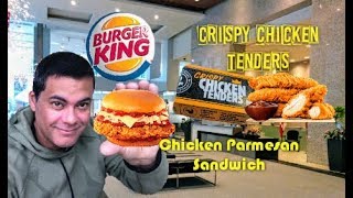 ??Burger King  Chicken  PARMESAN  Sandwich  &  CRISPY  Chicken  Strips