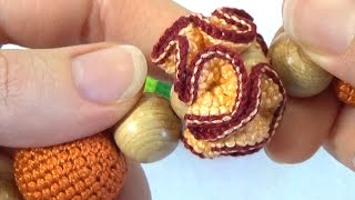 Как связать гвоздичку для слингобус (МК №4) // Crochet Carnation Flower for Necklace