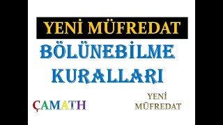 Bölünebilme Kuralları (Yeni Müfredat -2019) -Çetin Hoca Akademi