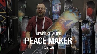 Never Summer Peace Maker 2019 Snowboard Review - Tactics.com