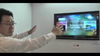 【CEATEC JAPAN 2008】HITACHI Gesture operation TV