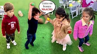 Taimur Ali Kkhan Dancing In Joy Wid Inaaya Khemu At Yash And Roohi Birthdey Party 2020