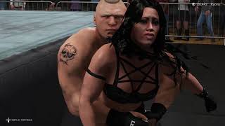 WWE 2k19: Chyna vs. Brock Lesnar, Extreme Rules Intergender Match