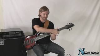 Modulus Q5 Electric Bass (Sunburst Sienna)