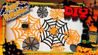 Halloween 2016. DIY ??? Простые и легкие поделки на Хэллоуин для детей. Паутина