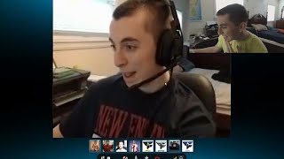 Tenser Reacts to Skype Call