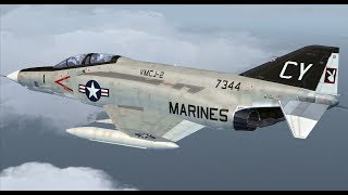 Сборка модели RF-4B Phantom II VMCJ-2 от Hasegawa часть 5я