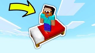 КАК ВЫЖИТЬ НУБУ НА 1 КРОВАТИ В МАЙНКРАФТ ? ОДИН БЛОК ТРОЛЛИНГ В MINECRAFT | ЗАЩИТА НУБА | МУЛЬТИК