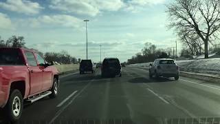 Driving from Southfield, Michigan to Westland, Michigan