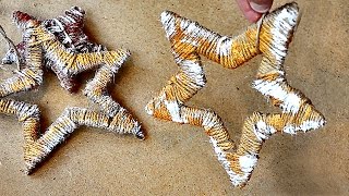 Present hand made Star for Christmas tree  Подарок своими руками Звезда елочная игрушка