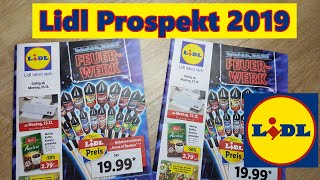 Lidl Feuerwerk Prospekt 2019 NRW und Norddeutschland