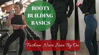 Fashion Nova Jeans Try On + Booty Building Workout & HyperSphere Review