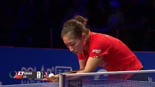 2017 Women's World Cup (WS-SF) HIRANO Miu Vs LIU Shiwen [Full Match/English|HD1080p]