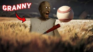Granny PLAYS BASEBALL WITH US!!! | Granny The Mobile Horror Game (Messing Around)