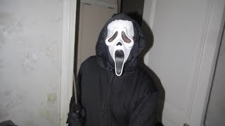 GHOSTFACE attacks - Scary Costume - SCREAM Movie Fan - 'HAPPY HALLOWEEN 2018 !' (31/10/18) ! [HD]