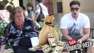 MONEY BAG PRANK w/ TOM GREEN