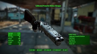 FALLOUT 4 MODS THE WIDOW SHOTGUN