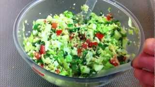 Receta de tabule - Ensalada árabe