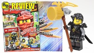 LEGO 2017 NINJAGO MAGAZINE ISSUE 22 DOTD COLE MINIFIGURE REVIEW