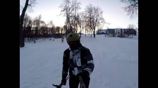 Горнолыжка клуб "волков" в Пензе снято на GO PRO HERO 5 Black