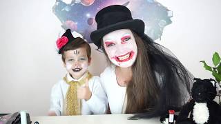 ЧЕЛЛЕНДЖ ХЭЛЛОУИН 2018 Макияж Кто СТРАШНЕЕ Mark and Leo Halloween Challenge