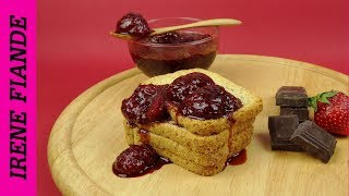 Клубничное  варенье рецепт. Как варить варенье из клубники с шоколадом