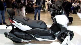2014 Yamaha X-Max 400 ABS Scooter Walkaround - 2013 EICMA Milano Motorcycle Exhibition