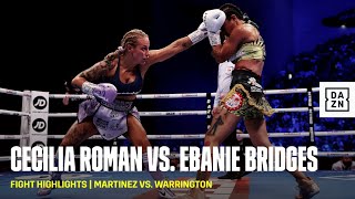 FIGHT HIGHLIGHTS | Maria Cecilia Roman vs. Ebanie Bridges