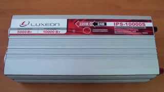 Инвертор напряжения Luxeon IPS-10000S, чистый синус, для солнечных панелей