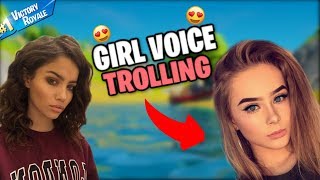 GIRL VOICE TROLLING A THIRSTY GIRL ? (ft. emilee)