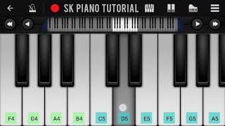 PHIR NA MILE KABHI - MALANG - MOBILE PIANO - HOW TO PLAY PHIR NA MILE KABHI ON PIANO