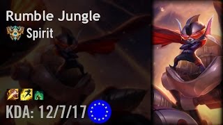 Rumble Jungle vs Master Yi - Spirit - EUW Challenger Patch 6.13