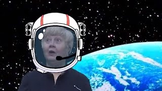 БАБКА полетела на Луну и на Марс, смешное видео от ТАТЬЯНА СУББОТИНА Greenscreen Chromakey