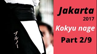 Kokyu nage, Bruno Gonzalez Djakarta Aikido seminar, Indonesia 2017  Part 2/9
