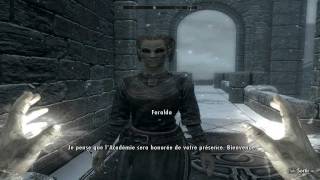 Bob - The Elder Scrolls V: Skyrim 21 - A l'entrée de l'Académie des Mages.