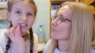 ВЛОГ Мое Утро / Школьные приколы / Кира и скелет