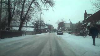 Smederevska Palanka put Jezero centar grada 07.02.2012 Vanredno stanje