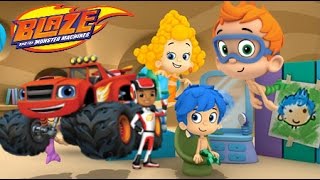 Bubble Guppies Good Hair Day + BLAZE and THE MONSTER MACHINES Dragon Island Race (Nick Jr Games)