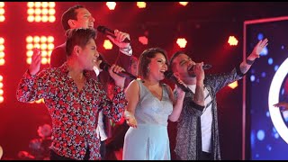 Los Cuatro Finalistas le cantaron al Perú y emocionaron a todo el público