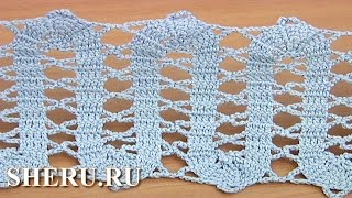 Crochet Bruges Trim Tutorial 18 Обвязка в технике брюггского кружева