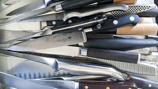 L'affûtage professionnel des couteaux