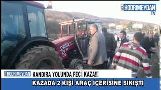 Kandıra Yolu'nda kaza;2 Yaralı-20.12.2015