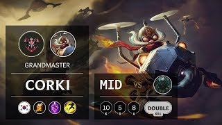 Corki Mid vs Pyke - KR Grandmaster Patch 9.12