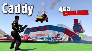 GTA 5 Online: Каскадёрские гонки на тачках для гольфа! Летающий Caddy