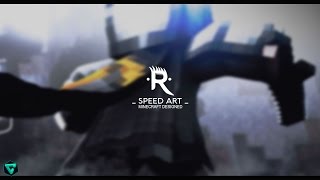Minecraft Banner Speed Art | SpartanGaming (GFX)