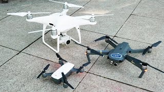 Сравнение DJi Spark, Mavic, Phantom 4 | камеры