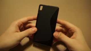 Черный силиконовый чехол для Huawei Ascend P6